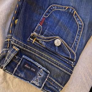 Mek Dark Blue bootcut Jeans